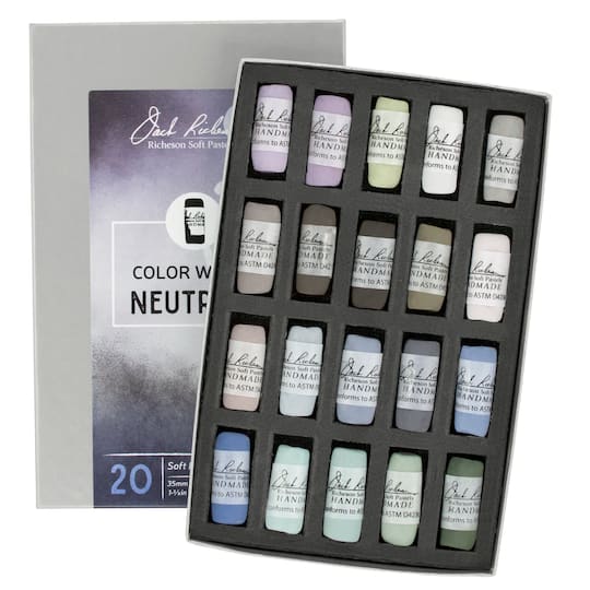 Jack Richeson Neutrals Handrolled Pastels Set